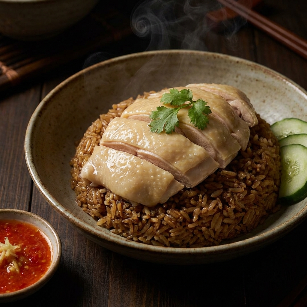 Hainanese Chicken Rice