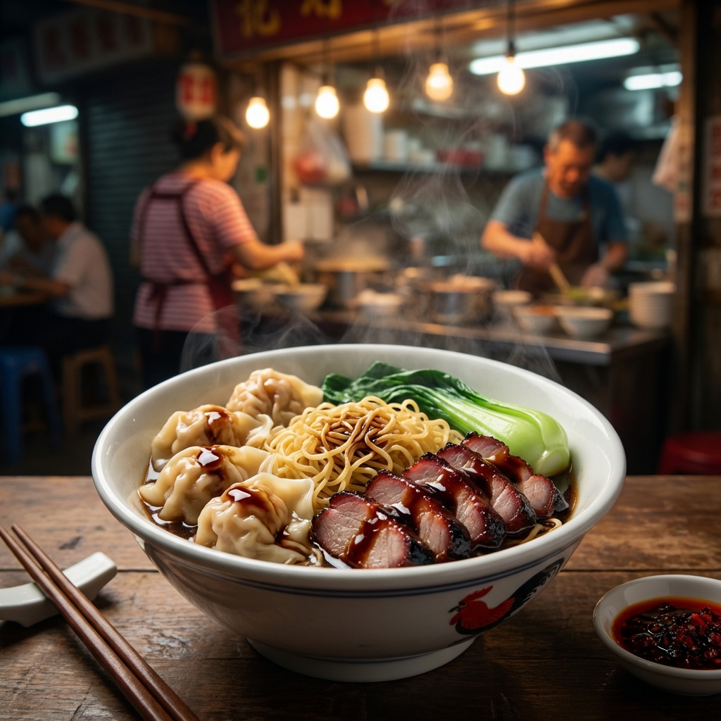 Signature BBQ Pork & Wonton Noodles